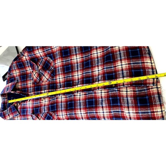 Vintage Ryan Keith Mens Quilted Flannel Button Up Shirt Red Sz:M. 90’s Grunge - Picture 8 of 9